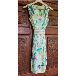 Calvin Klein Floral Belted Dress